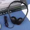 3.5mm Universal Wired Computer Headphone No Microphone Gaming Headset Noise Canceling Sports MP3 Earphone Wired Stereo Headset