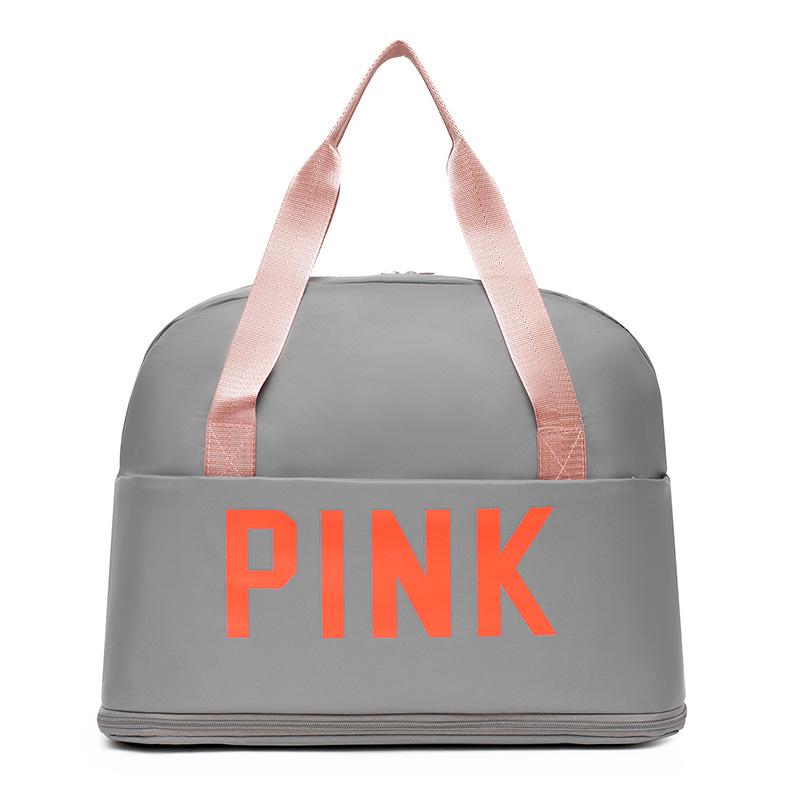 

Expandable Travel Bag with Wet/Dry Separation - Maternity, Fitness, and Short Trips One Size світло-сірий колір