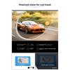 Polarized Sunglasses Men's High-end UV Protection Driving Yellow Lenses Sunglasses Anti-glare Square Fishing Glasses