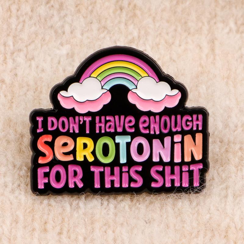 Rainbow Enamel Pin Humorous Quotes Brooch Pines Lapel Pins Badge On Backpack Clothing Accessories Jewelry Friends Gifts