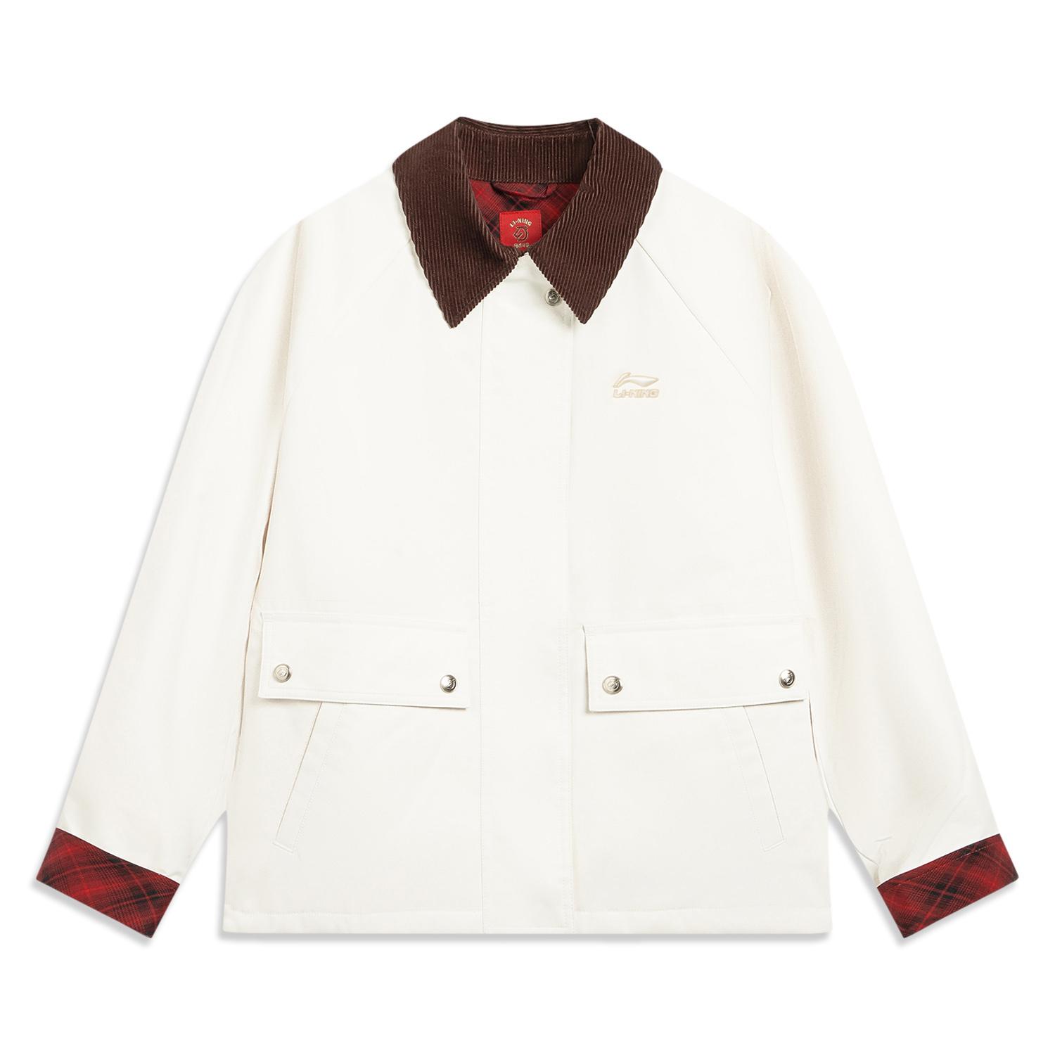 

Li Ning Спортивный стиль Ветрозащитная Водоотталкивающая Хлопковая куртка с логотипом Женские куртки AJMW090-5 L