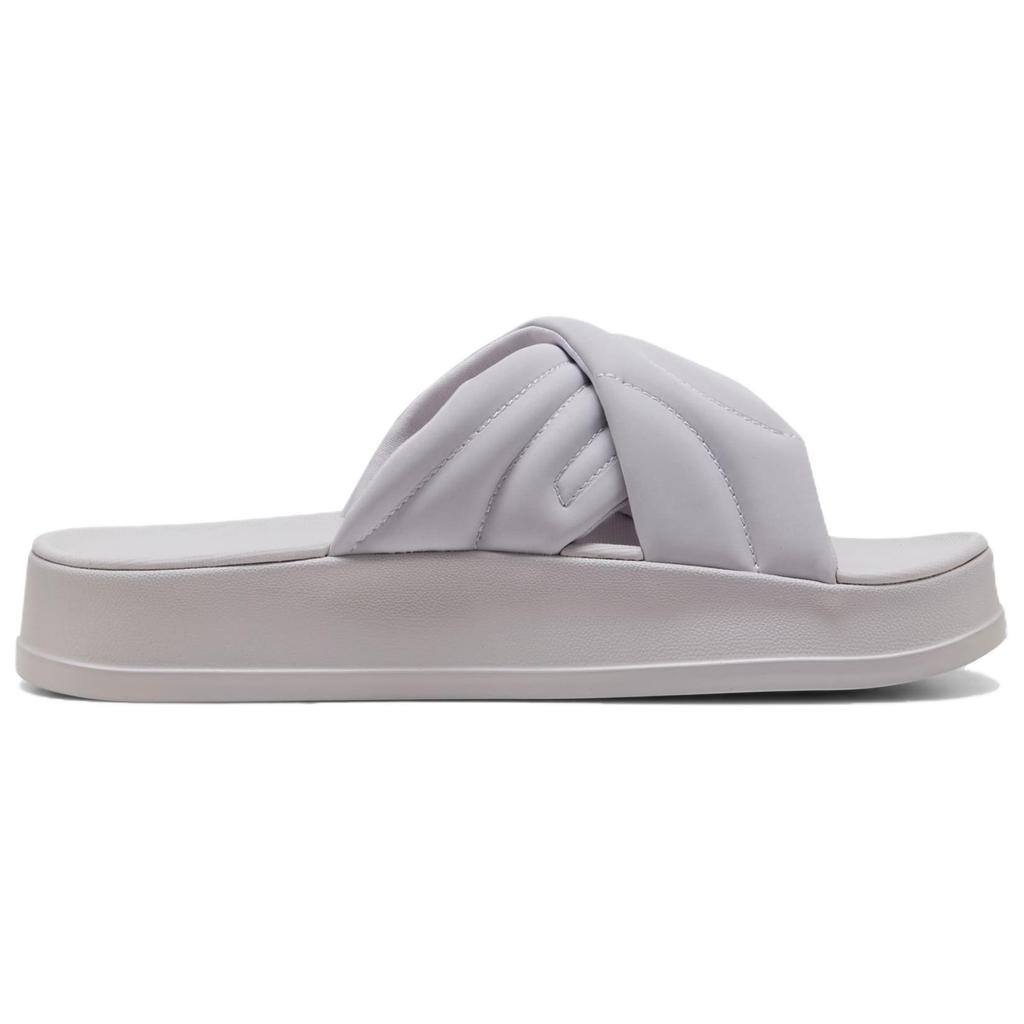 Puma Leadcat Comfortable Versatile Slide Sandals Women footwear Purple Gray 400340-09