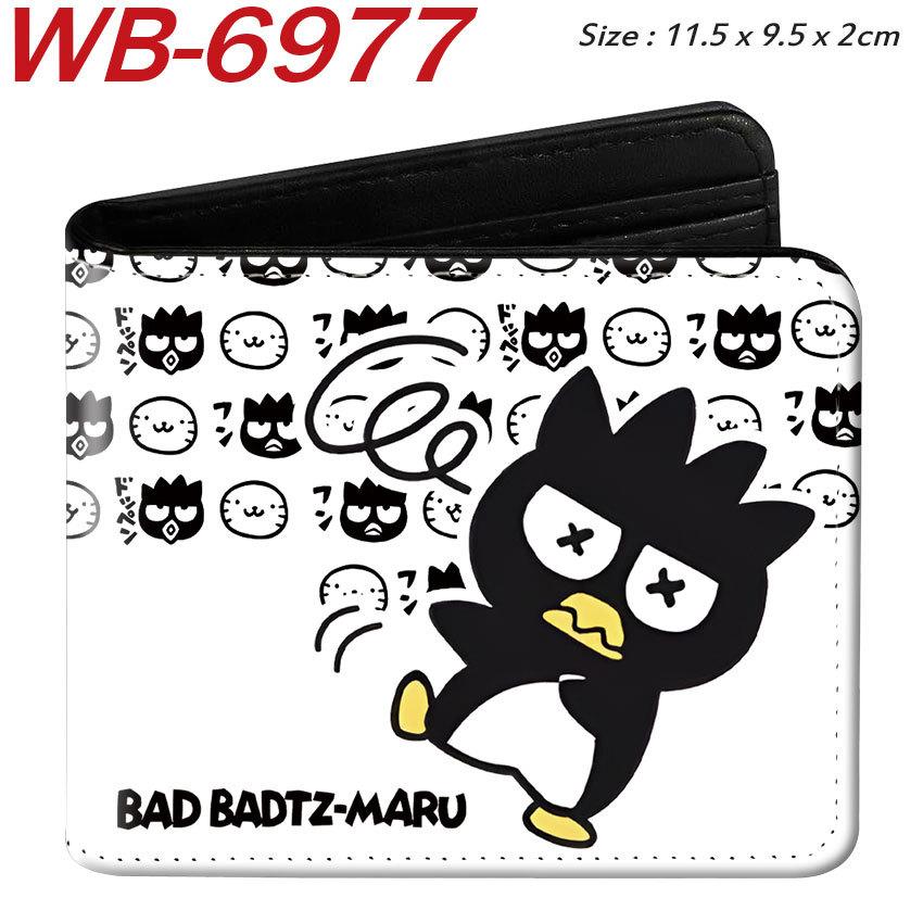 Sanrio Bad Badtz-Maru Short Wallet PU Leather Bifold Cartoon Coin Purse