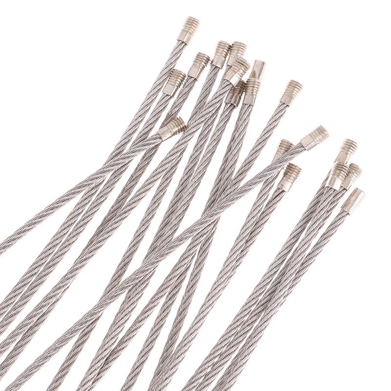 20Pcs Wire Rope Key Chain Stainless Steel Wire Keychain Carabiner Cable Key Ring