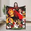 Mariah Carey All I Want For Christmas Is You Plüschdecken Studenten Flanell Bettwäsche Decken Outdoor Warm Weich Tagesdecke Geschenk