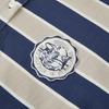Champion Women's Striped Long Sleeve Polo T-Shirt