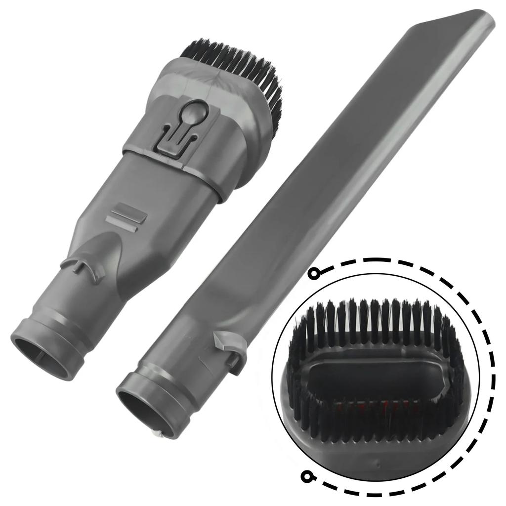 Two-in-Wide Brush Crevice Tool For Dyson DC58,DC59,V6 DC30 DC34 Vacuum Cleaner Brush+Crevice Tool For Cleaning Dust