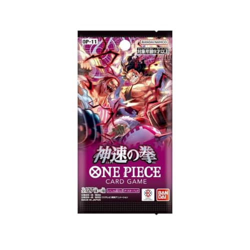 [Single Pack] One Piece Card: The Fist of Speed ??[OP-11] (If you would like to purchase the box, please purchase from the box page)