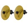 Car Cymbal Realistic Compact Crisp Metallic Sound Car Drum Cymbal for Air Vent Dashboard