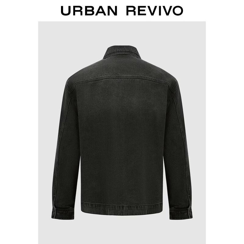 Men's Casual Embroidered Pocket Denim Jacket