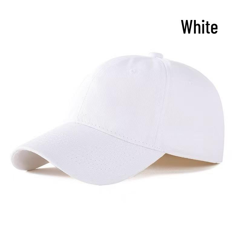 Unisex Pure Cotton Soft Top Baseball Cap - Customizable Team Duckbill Sun Hat