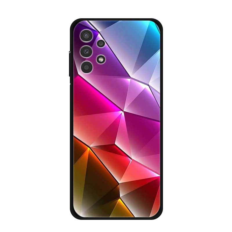For Samsung Galaxy A73 Case A53 A33 5G A23 Soft Bumper Black Silicone Back Cover for Samsung A53 5G Phone Cases Cartoon Coque