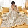 Summer Thin Comforter Soft Air-Conditioned Four Season Comforter Machine Washable Single Double Blanket Ultrasonic Quilted Quilt