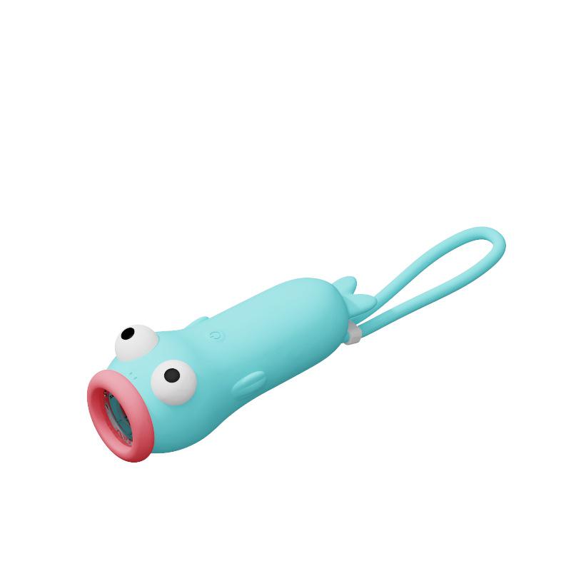 Детский светодиодный фонарик с животными: USB-перезаряжаемый, нескользящий силикон, с ремешком