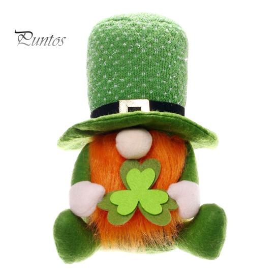 Svatý. Patrick's Day Trpasličí skřítek Hračka Velký nos Dlouhé vousy Rozkošný vzhled Rudolph Panenka Bez tváře