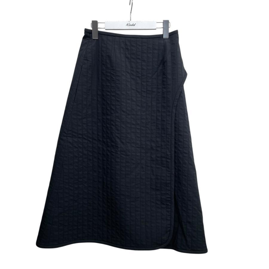 VERMEIL par iena Quilted design zip skirt 21060938638030 Black Size: 36