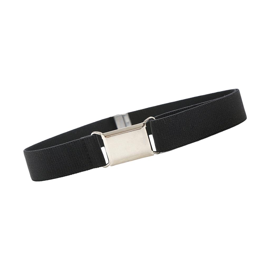 Stylish Women's Stretchy Belt Waistband with Metal Buckle for Dresses Jeans and Trousers Fashion Clothing Accessory