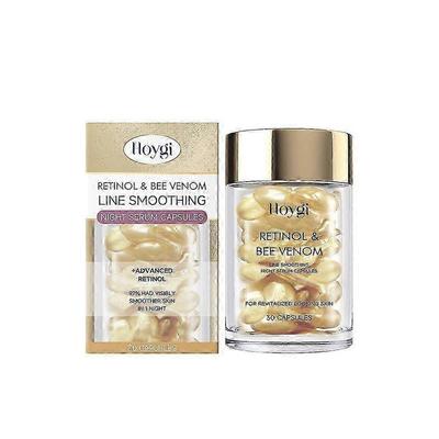 Retinol Anti-Aging Bee Venom Face Capsules - Hydrating & Firming Skin Care, 30pcsZZ60 Less