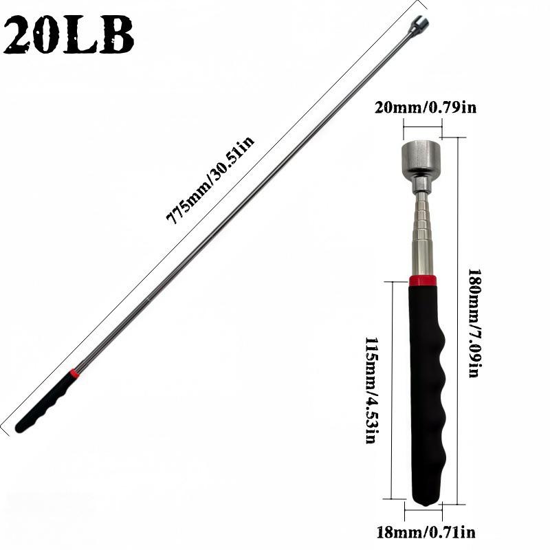 Xinmu Tian Retractable Magnetic Pickup Tool for Metal and Screws
