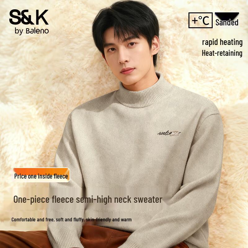 Baleno Men s S&K Series Heavyweight Thick Knit Sweater 2XL