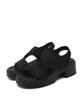 Spur Cloy Neoprene Flatform Sandal 6Cm -Vs9033 (2Color)