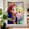 Anime Sugar Sugar Rune Colorful Tapestry Art Printing Japanese Wall Tapestry Anime Wall Hanging Home Decor