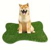 TPR Rubber Bottom Dog Potty Training Mat Easy Clean Anti-odor Indoor Pet Grass Mat Washable Reusable Puppy Diaper Grass Mat