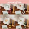 Animal Embroidered Makeup Bag With Large Capacity For Travel And Home Storage
