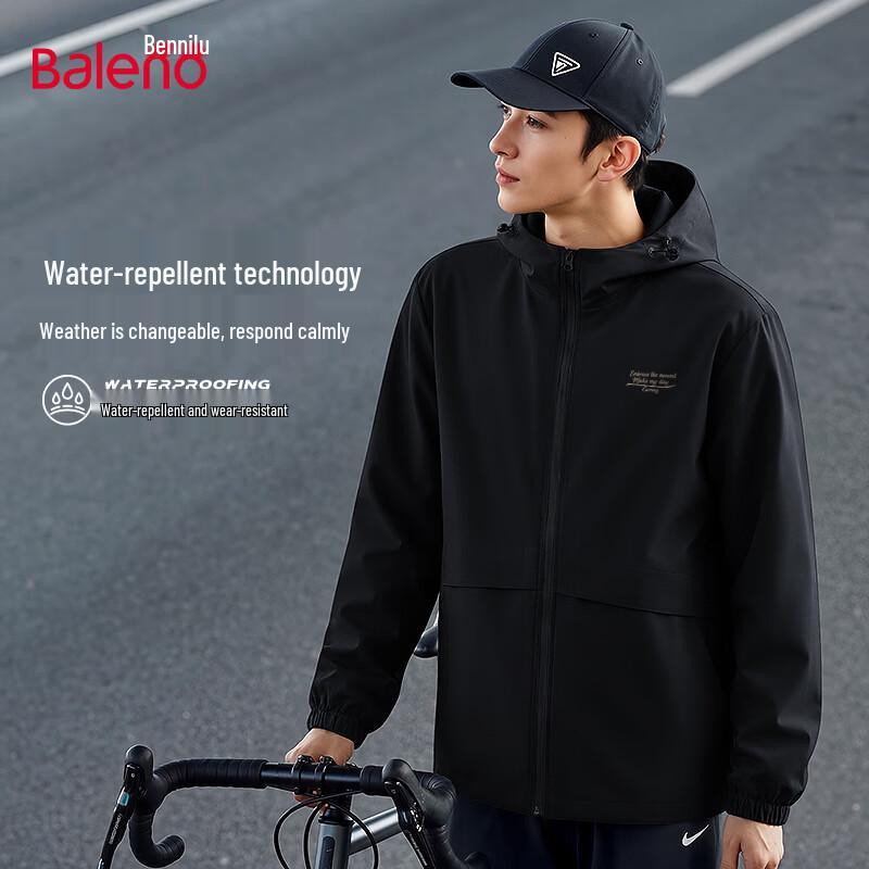 Baleno Men's Hooded Windproof Casual Jacket