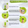 Automatic Pet Ball Launcher for Border Collies - Dog Toy, Tennis Ball Thrower, Bouncing Ball for Walking and Fetching Upgraded Version