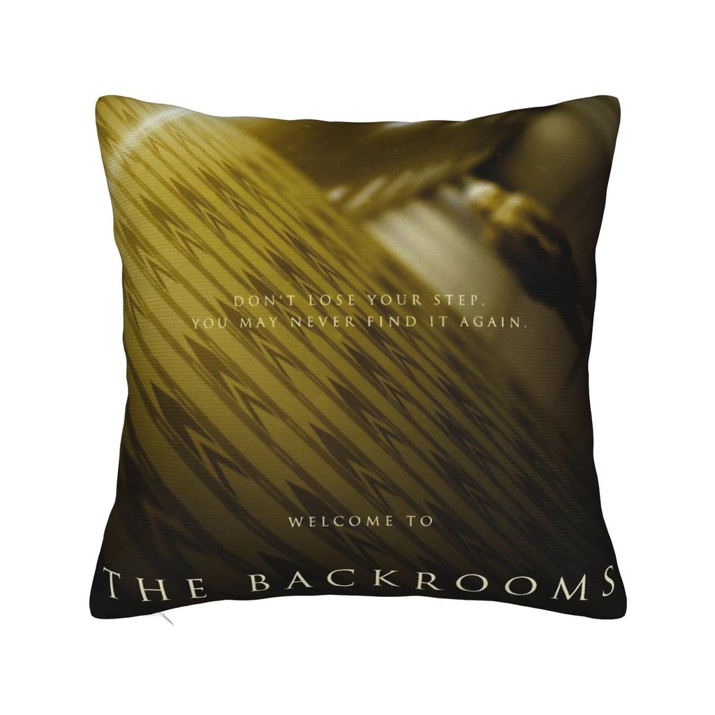 Decorative Pillowcase Backrooms Horror Movie 2026 Merch Sofa  Pillow Case Cover Square Multi-Size