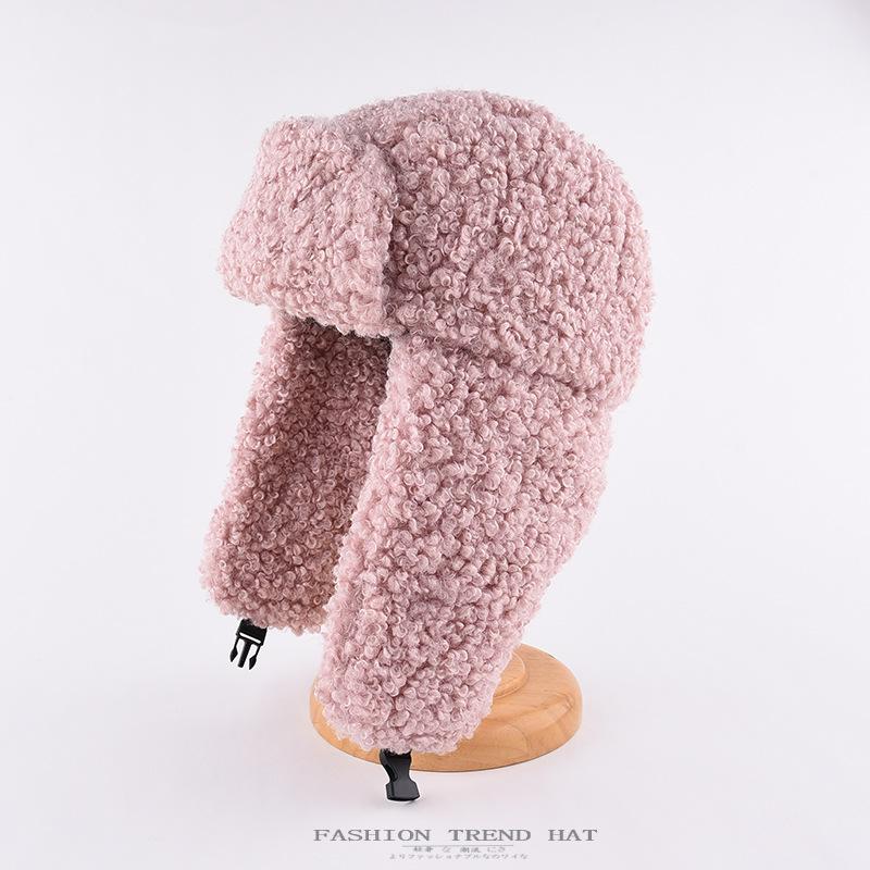 Thunderhead Cap Men's Fall and Winter Warm Cotton Cap Children's Mask Cap Plush Ear Protection Cycling Cap Europe and The United States