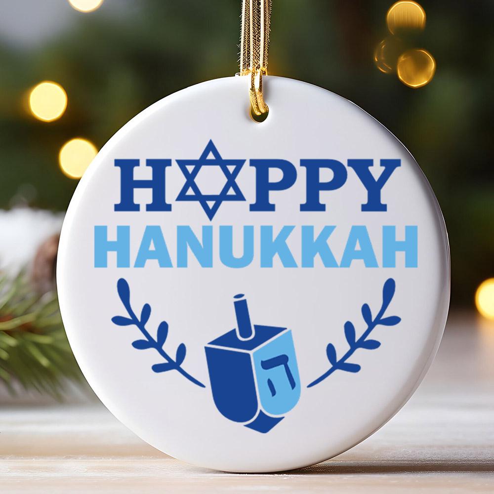 

Счастливой Хануки Украшение Крисманука Сувенир Межконфессиональные Семейные Идеи Подарков Еврейские и Христианские Семейные Украшения