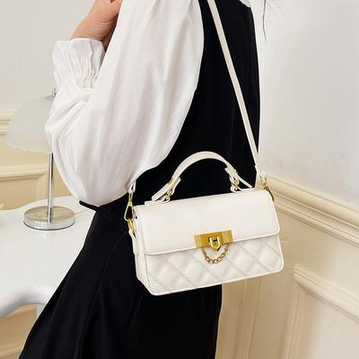 Bag Women's 2025 New Crossbody Bag Autumn Versatile Fashion Portable Rhombus Small Square Bag Premium Small Bag