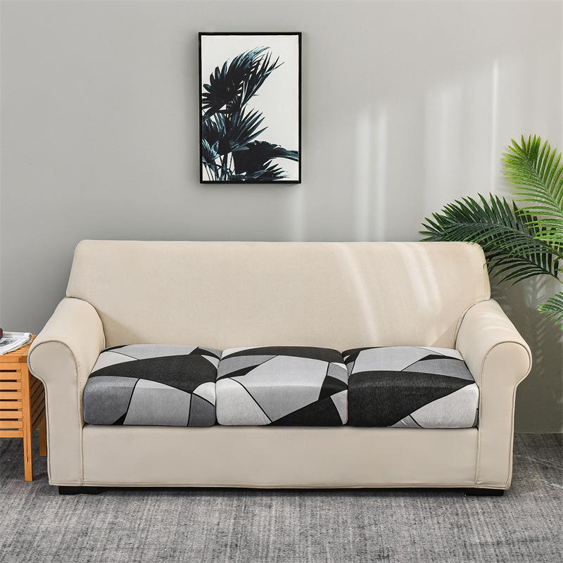 Four Seasons Milk Silk Print Cushion Cover Fully Inclusive Waterproof Sofa Cover Anti Fouling Sofa Cover