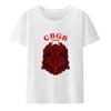 UnisexCbgb Omfug Print T Shirt Classic Underground Punk Rock Concert Casual Shirt Hip Hop Popular Fashion Y2K Streetwear