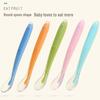 Dual-Color Soft Silicone Baby Feeding Spoon