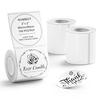 NIIMBOT Thermal Sticker Labels 3 Rolls 50x50mm White Self-Adhesive Waterproof Oil-Proof Tear-Proof Label Maker Tape for B1 B21 B3S Office Use