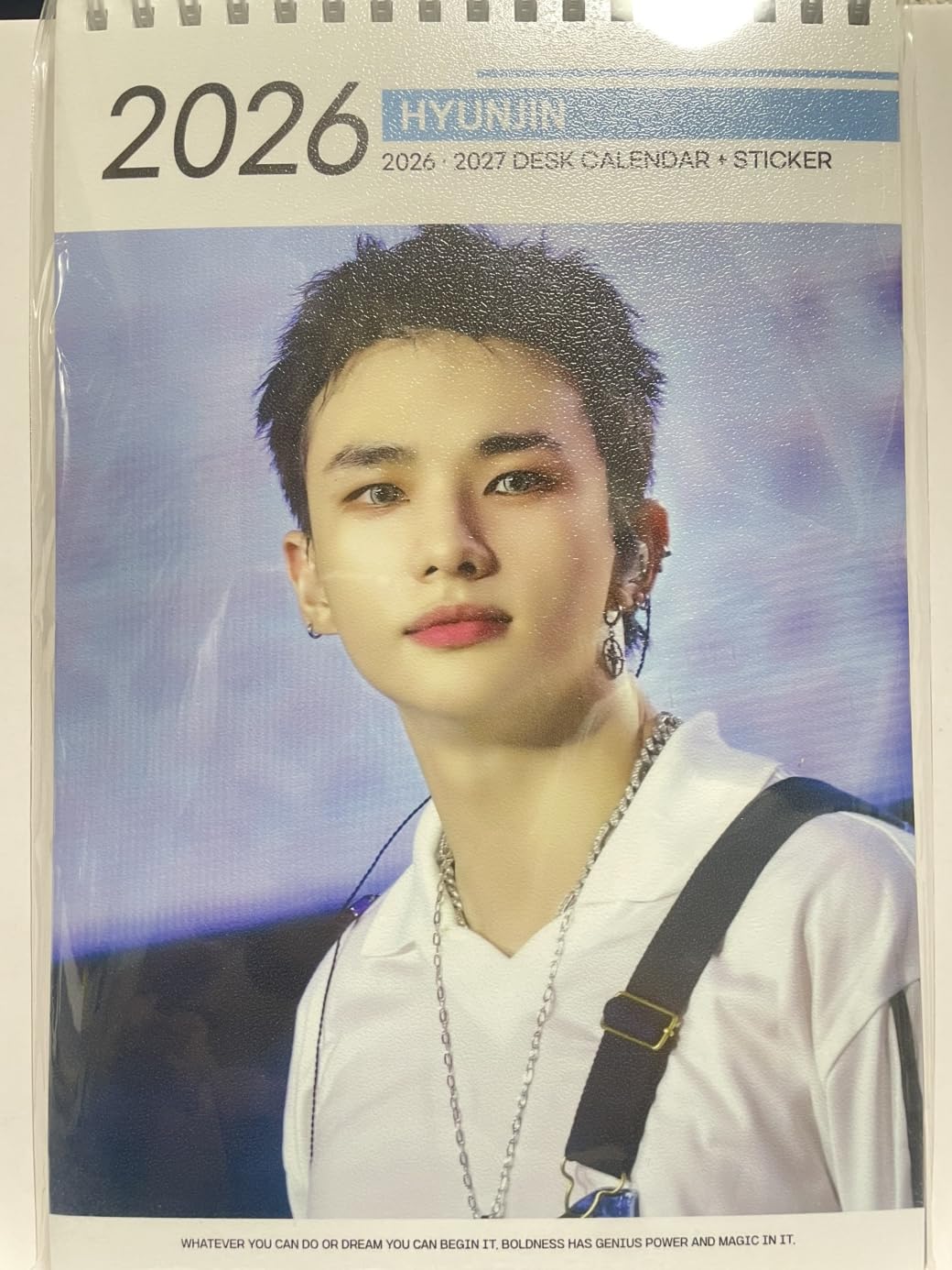 

Хёнджин Товары Настольный календарь Перекидной Фото Трейд-карта 2026-2027 2-летний (ХЕНДЖИН) [Продукт]