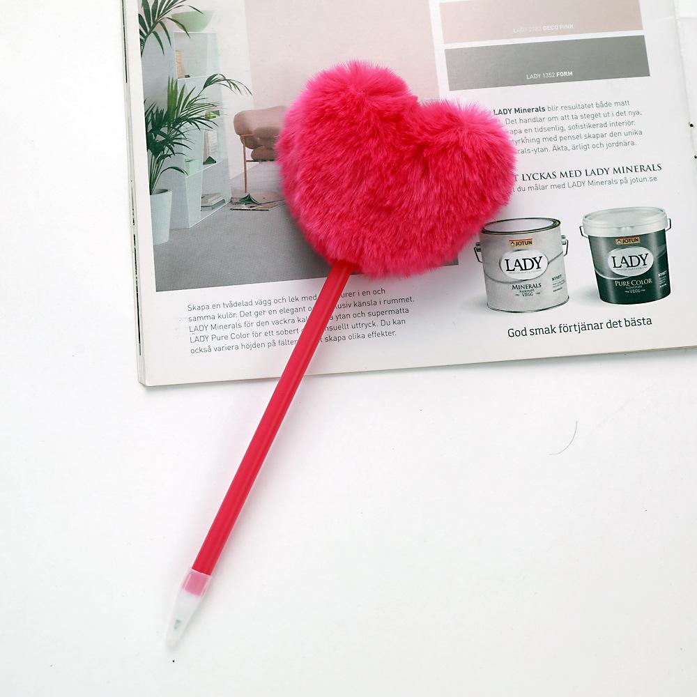 Funny Kawaii Design Ballpoint Pen for Kids Boy Girl Cartoon Plush Creative Design Writing Pen 0.5mm Blue Ink Scrapbook Pens