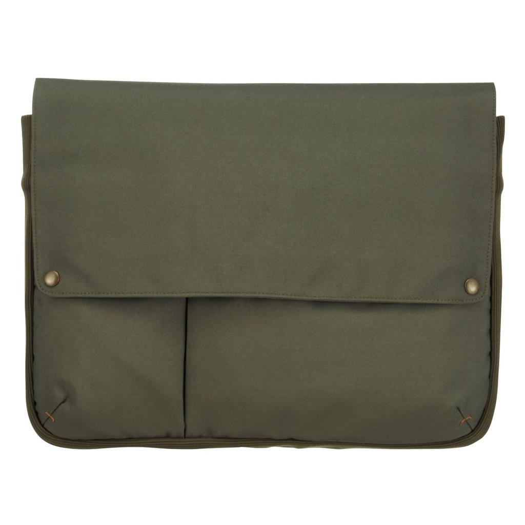 Kokuyo BIZRACK Bag-in-Bag Laptop Bag, 13.3-inch, Clutch Bag, A4 Size, Horizontal, Business, Olive Green, Kaha-BRB130DG