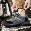 Classic Gray Trekking Sneakers For Men Original Outdoor Breathable Men's Hiking Shoes Fashion Casual Non-slip Walking Shoes Man