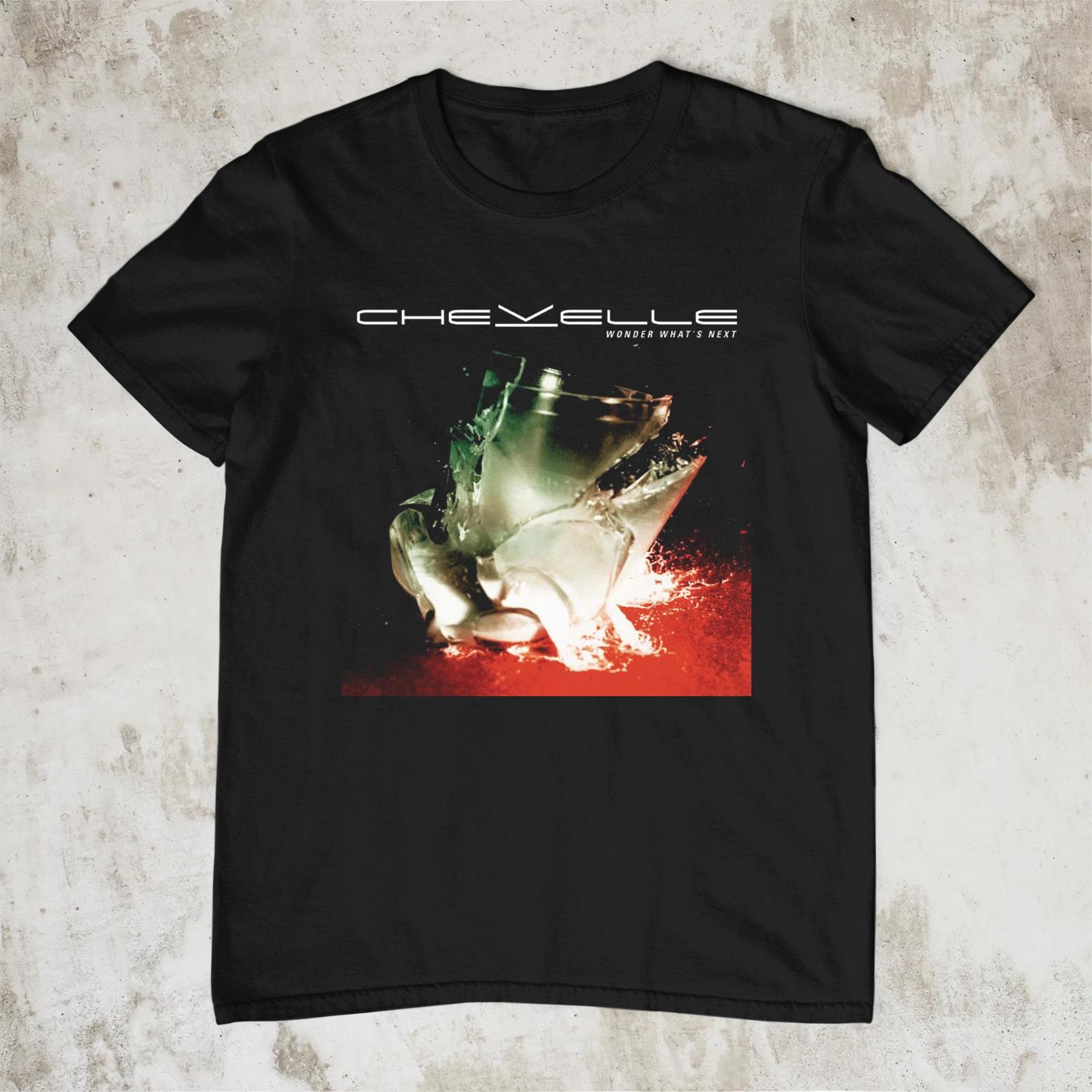 Chevelle Wonder Whats Next Short Sleeve Cotton Black All Size T Shirt Streetwear Harajuku S