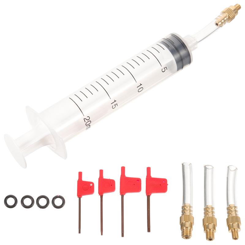 Bicycle Brake Bleed Kit Portable Brake Repair Precise Oil Injection Head Safe Driving Experience Easy to Use for Beginners