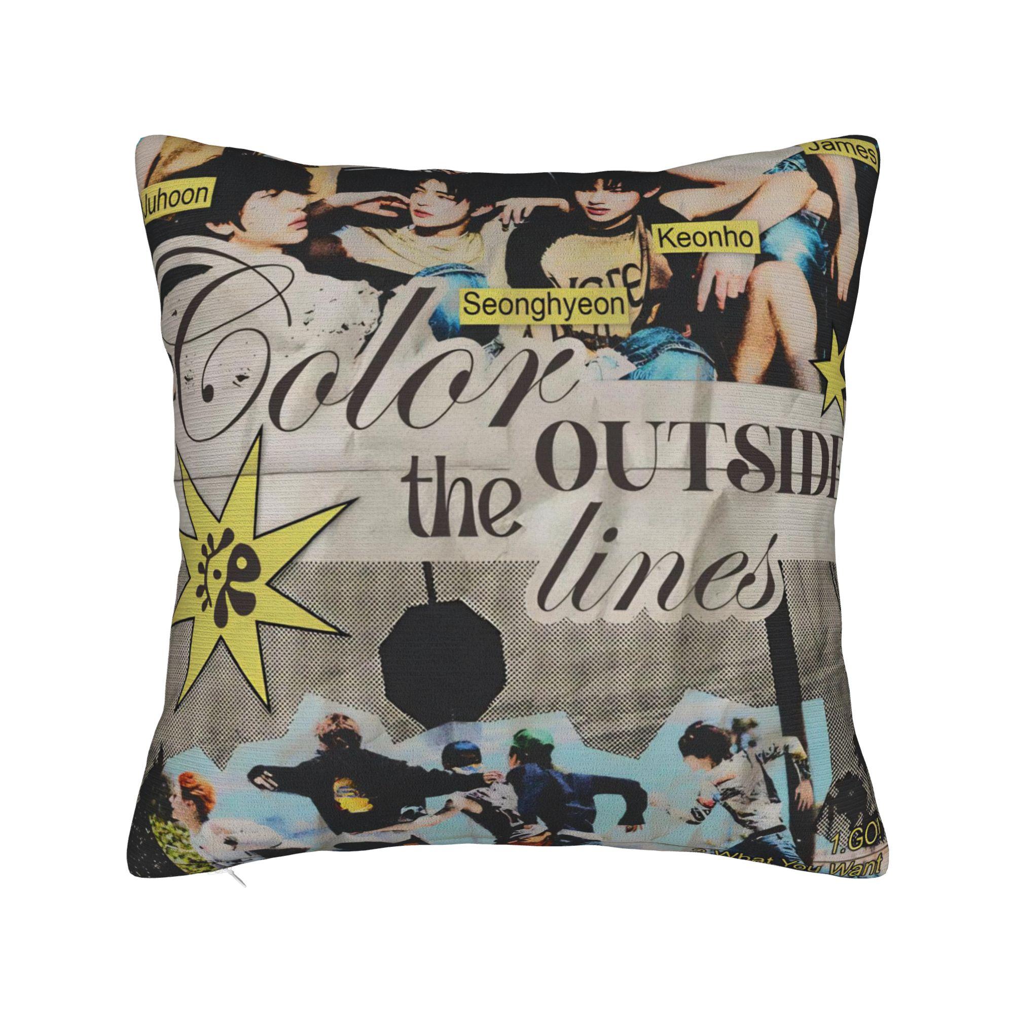 CORTIS Kpop Наволочка Удобная Наволочка Для Дивана Кушетки Кровати Гостиной Современные Наволочки 12x12Inch