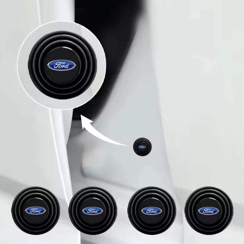 

Car Sticker 2026 For Ford 4Pcs Car Door trunk Soundproof Shockproof Buffer Cushion Pad Fit For Ford Focus mk2 mk3 Fiesta mk7 Ran