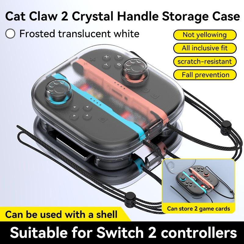 

Cat Paw Style Protective Case For Switch 2 Joy-Con Storage Case For Ns2 Controller Joystick Protect Gamepads Accessories A3