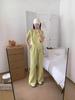 Korean Style Embroidered T-shirt & Wide-Leg Pants Two-Piece Set - Women's Summer Fashion Sportswear