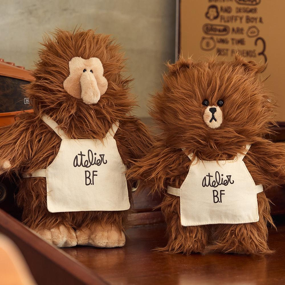Camel X LINE FRIENDS Medium Plush Doll BROWN