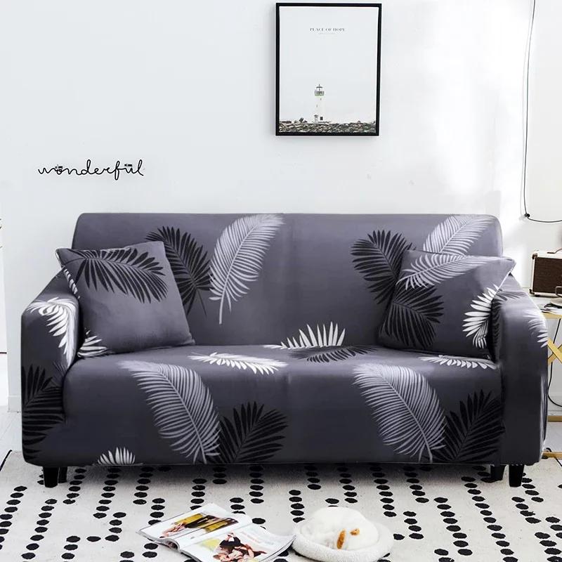 1/2/3/4 Seater Elastic Stretch Modern Sofa Covers for Living Room Sofa Couch Slipcovers Sectional Sofa Covers Housse De Canap